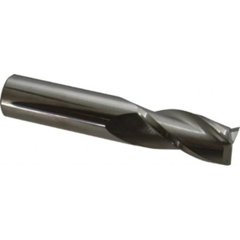 KYOCERA SGS 3/4, 1-1/2 LOC, 3/4 Shank Diam, 4 OAL, 3 Flute, Solid Carbide Square End Mill Single End, Uncoated, Spira...